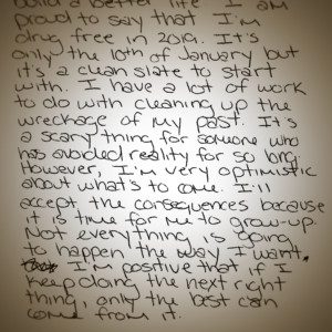 Image: Journal Excerpt From Diane